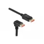 DisplayPort-Kabel DeLOCK 87052 8K 60Hz 3m Stecker auf Stecker 90° abwärts