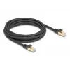 Netzwerkkabel DeLOCK RJ45 Cat.6A 3m Schwarz