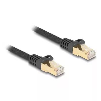 Netzwerkkabel DeLOCK RJ45 Cat.6A 3m Schwarz