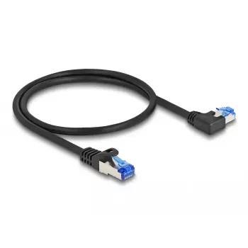 DeLOCK RJ45 Netzwerkkabel Cat.6A S/FTP 0,5 m Schwarz