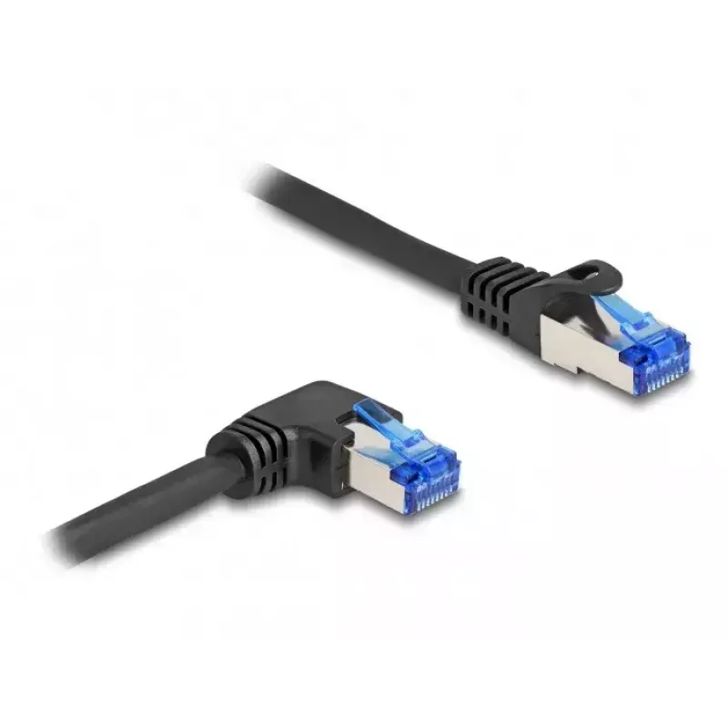 Netzwerkkabel DeLOCK RJ45 Cat.6A S/FTP 3m Schwarz