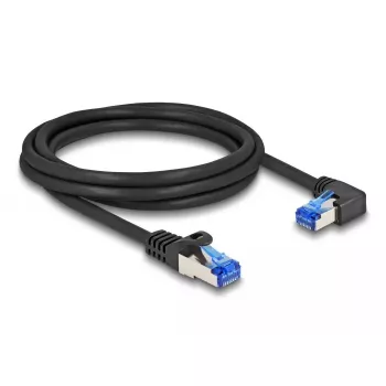 Netzwerkkabel DeLOCK RJ45 Cat.6A S/FTP 3m Schwarz