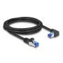 Netzwerkkabel DeLOCK RJ45 Cat.6A S/FTP 3m Schwarz