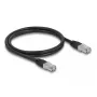 Netzwerkkabel DeLOCK RJ45 Cat.6A S/FTP 1m Schwarz