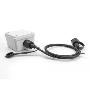 DeLOCK Netzwerkkabel RJ45-Stecker auf RJ45-Stecker Cat.6 STP 1m IP68 Schwarz