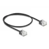 Netzwerkkabel DeLOCK RJ45 Cat.6 UTP 0,5 m Schwarz