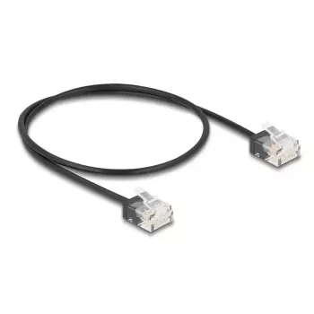 Netzwerkkabel DeLOCK RJ45 Cat.6 UTP 0,5 m Schwarz