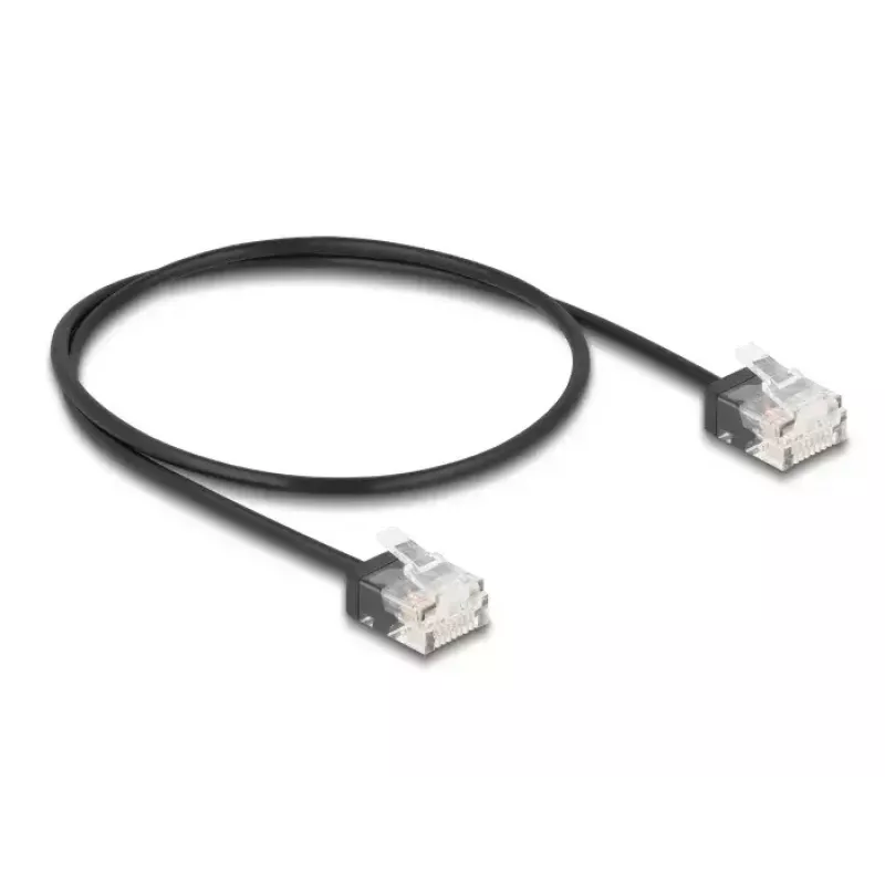Netzwerkkabel DeLOCK RJ45 Cat.6 UTP 0,5 m Schwarz