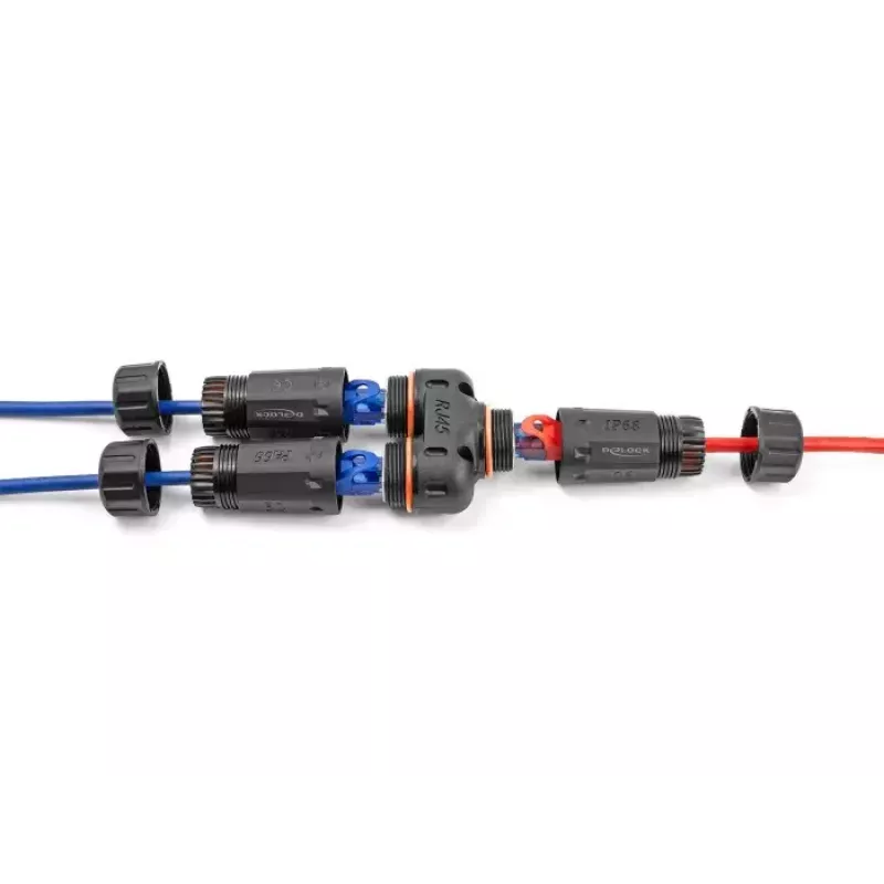 Netzwerkkabel DeLOCK 88143 Y-Adapter RJ45 auf 2 x RJ45 Cat.6 Schwarz