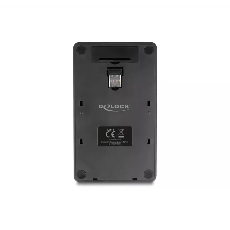 Numerische Tastatur DeLOCK 12113 USB Schwarz 20 Tasten Universal