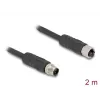 DeLOCK 80520 Sensor-/Aktor-Kabel 2 m RST M12 Schwarz