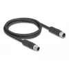 DeLOCK 80520 Sensor-/Aktor-Kabel 2 m RST M12 Schwarz