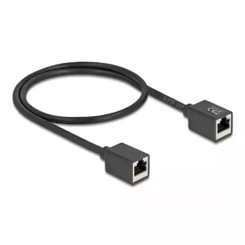 Netzwerkkabel DeLOCK 90324 RJ-45 Cat6a 0,5 m Schwarz