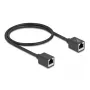 Netzwerkkabel DeLOCK 90324 RJ-45 Cat6a 0,5 m Schwarz