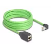 Netzwerkkabel DeLOCK 80888 RJ-45 Cat6a 5m Schwarz Grün