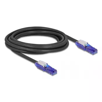 Netzwerkkabel DeLOCK 80928 RJ-45 Cat6 3 m Schwarz Violett
