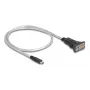 DeLOCK Adapter USB-Typ-C auf Seriell RS-422/485 Stecker 6-Pin-Klemmleiste 0,5 m