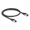 Netzwerkkabel DeLOCK 80570 RJ-45 Cat8.1 0,5 m Schwarz
