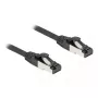 Netzwerkkabel DeLOCK 80570 RJ-45 Cat8.1 0,5 m Schwarz