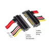 SATA-Kabel DeLOCK 83804 1m SATA 22-polig Schwarz Rot Gelb