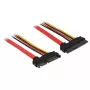 SATA-Kabel DeLOCK 83804 1m SATA 22-polig Schwarz Rot Gelb