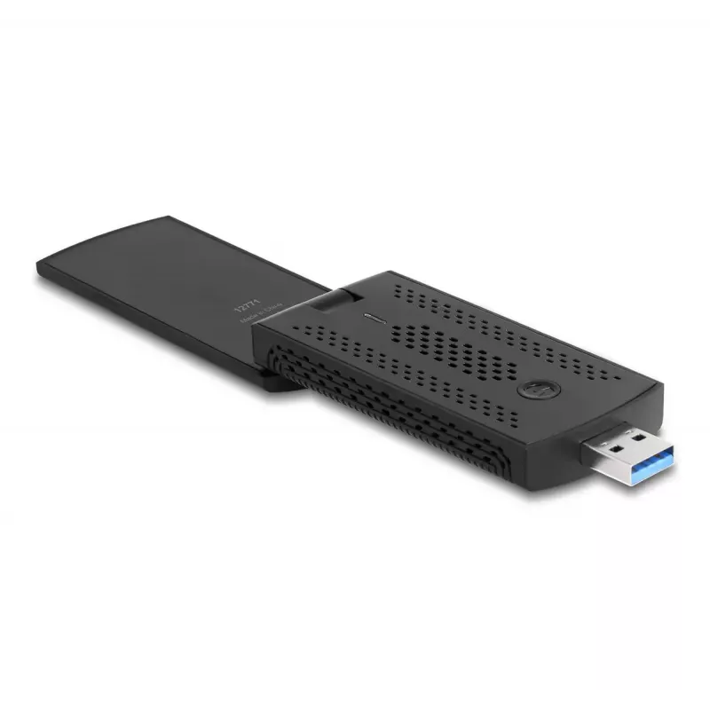 DeLOCK 12771 WLAN-Netzwerkkarte 1201 Mbit/s USB Wi-Fi 6