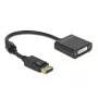 Adapter DisplayPort 1.2 Stecker auf DVI Buchse 4K Aktiv DeLOCK 63482