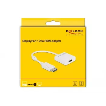 Adapter DisplayPort 1.2 Stecker auf HDMI Buchse 4K DeLOCK 63586
