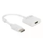 Adapter DisplayPort 1.2 Stecker auf HDMI Buchse 4K DeLOCK 63586