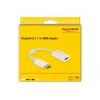 Adapter DisplayPort 1.1 Stecker auf HDMI Buchse Passiv weiß DeLOCK 61015