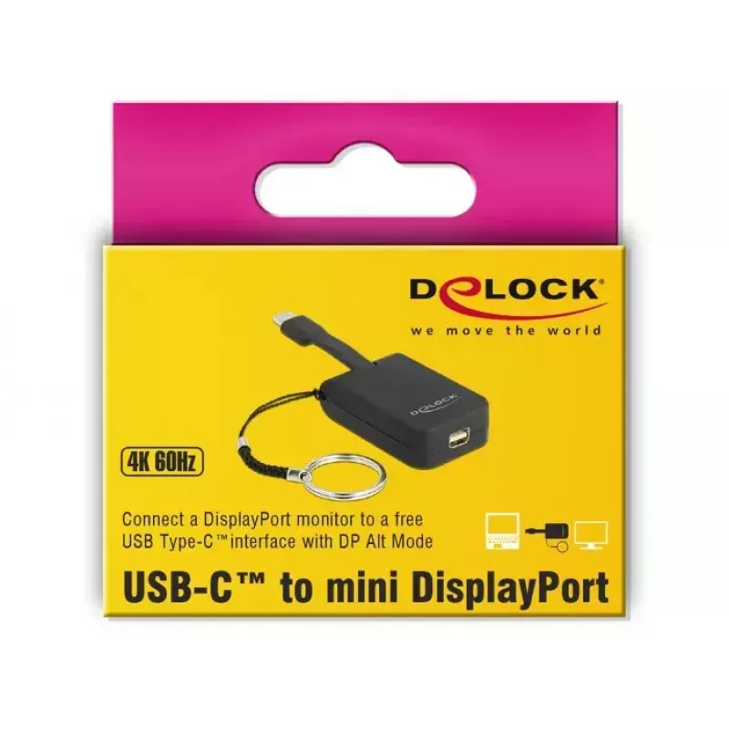 Videokabel-Adapter DeLOCK 63939 USB Type-C auf Mini DisplayPort 0,03 m