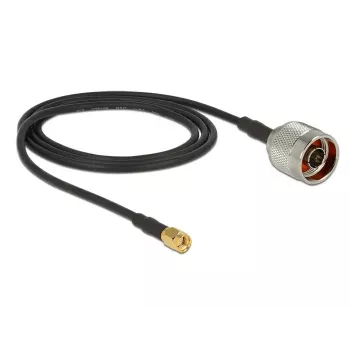 Koaxialkabel DeLOCK 88940 2m RP-SMA Schwarz