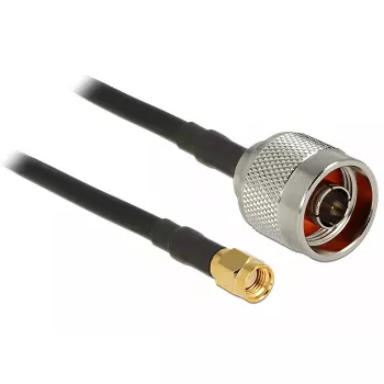 Koaxialkabel DeLOCK 88940 2m RP-SMA Schwarz