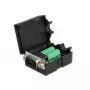 Kabelverbinder DeLOCK 66264 Sub-D 9 10-polige Klemmleiste Schwarz