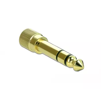 Adapter DeLOCK 66390 3,5 mm auf 6,35 mm Gold
