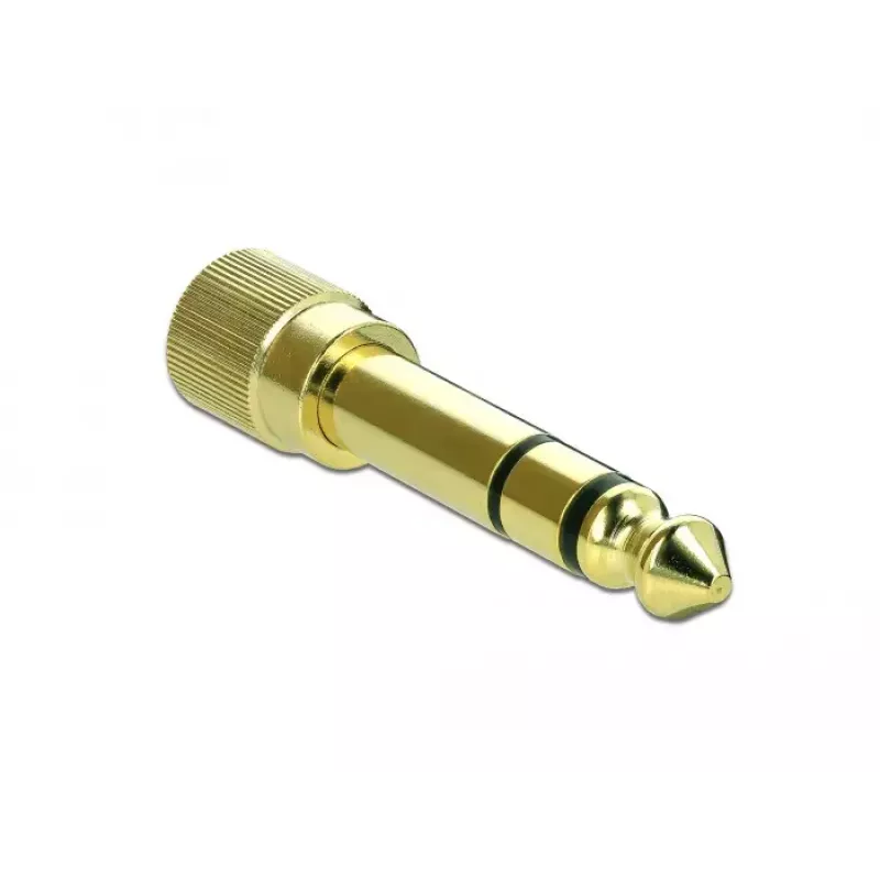 Adapter DeLOCK 66390 3,5 mm auf 6,35 mm Gold