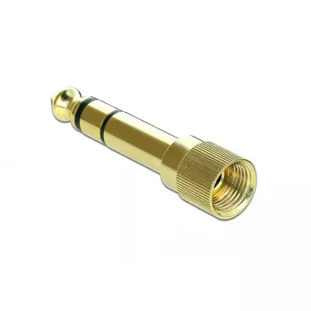 Adapter DeLOCK 66390 3,5 mm auf 6,35 mm Gold
