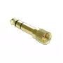 Adapter DeLOCK 66390 3,5 mm auf 6,35 mm Gold