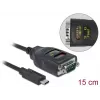 Adapter USB Type-C auf 1 x Seriell RS-232 DB9 DeLOCK 64038