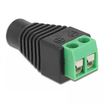 Adapter DC 1,35 x 3,5 mm Buchse auf 2-polige Klemmleiste DeLOCK 66730