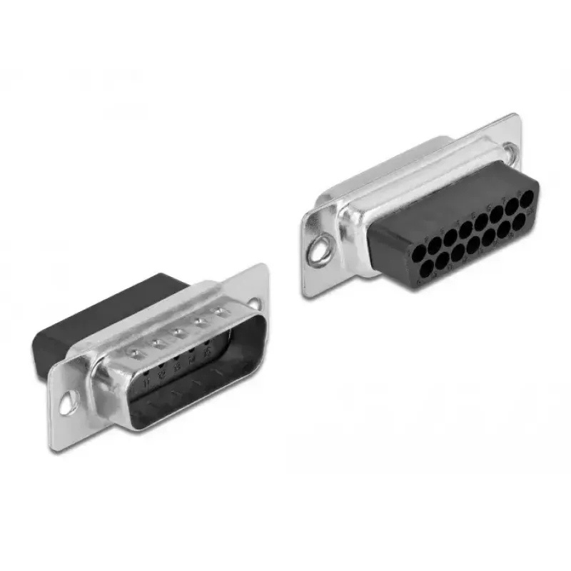Montage-Kit D-Sub 15 Pin Stecker auf RJ45 Buchse DeLOCK 66647