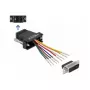 Montage-Kit D-Sub 15 Pin Stecker auf RJ45 Buchse DeLOCK 66647