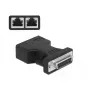 Adapter DeLOCK D-Sub 15-polig Buchse auf 2 x RJ45 Buchse AUI 66806