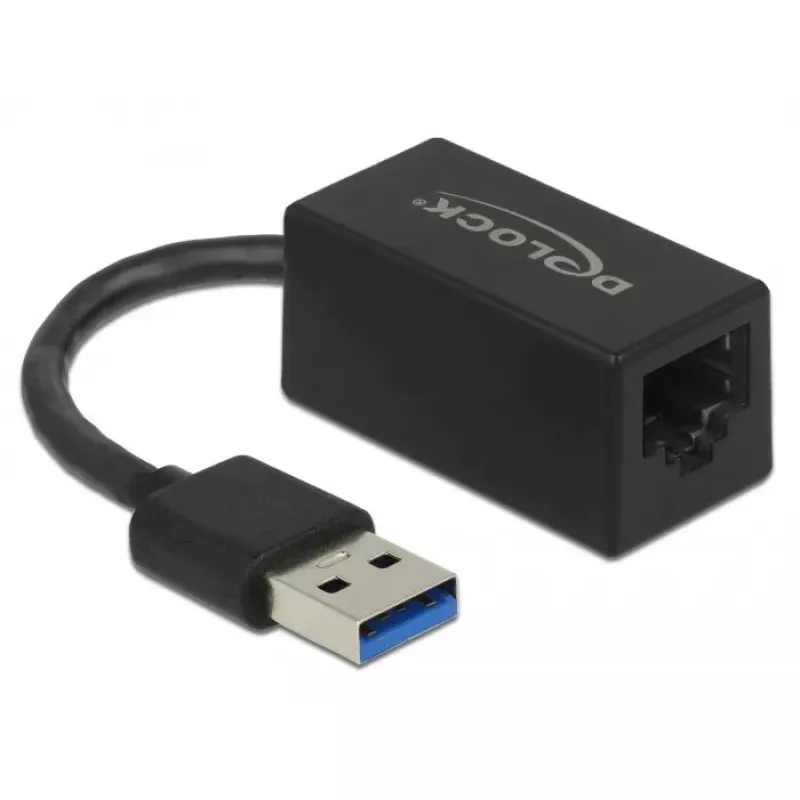Adapter SuperSpeed USB DeLOCK USB 3.2 Gen 1 Typ-A auf Gigabit LAN