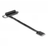 DeLOCK M.2 Key A+E auf PCIe x8 NVMe Adapter gewinkelt mit 20 cm Kabel