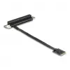 DeLOCK M.2 Key A+E auf PCIe x16 NVMe Adapter gewinkelt mit 20 cm Kabel