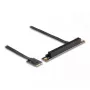 DeLOCK M.2 Key A+E auf PCIe x16 NVMe Adapter gewinkelt mit 20 cm Kabel