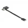 DeLOCK M.2 Key A+E auf PCIe x4 NVMe-Adapter gewinkelt mit 20 cm Kabel
