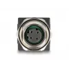 DeLOCK M12 Adapter D-codiert 4-polig Buchse auf RJ45-Buchse gerade
