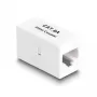 Netzwerk-Adapter DeLOCK RJ45-Buchse auf RJ45-Buchse Cat.6A UTP 1 m Weiß